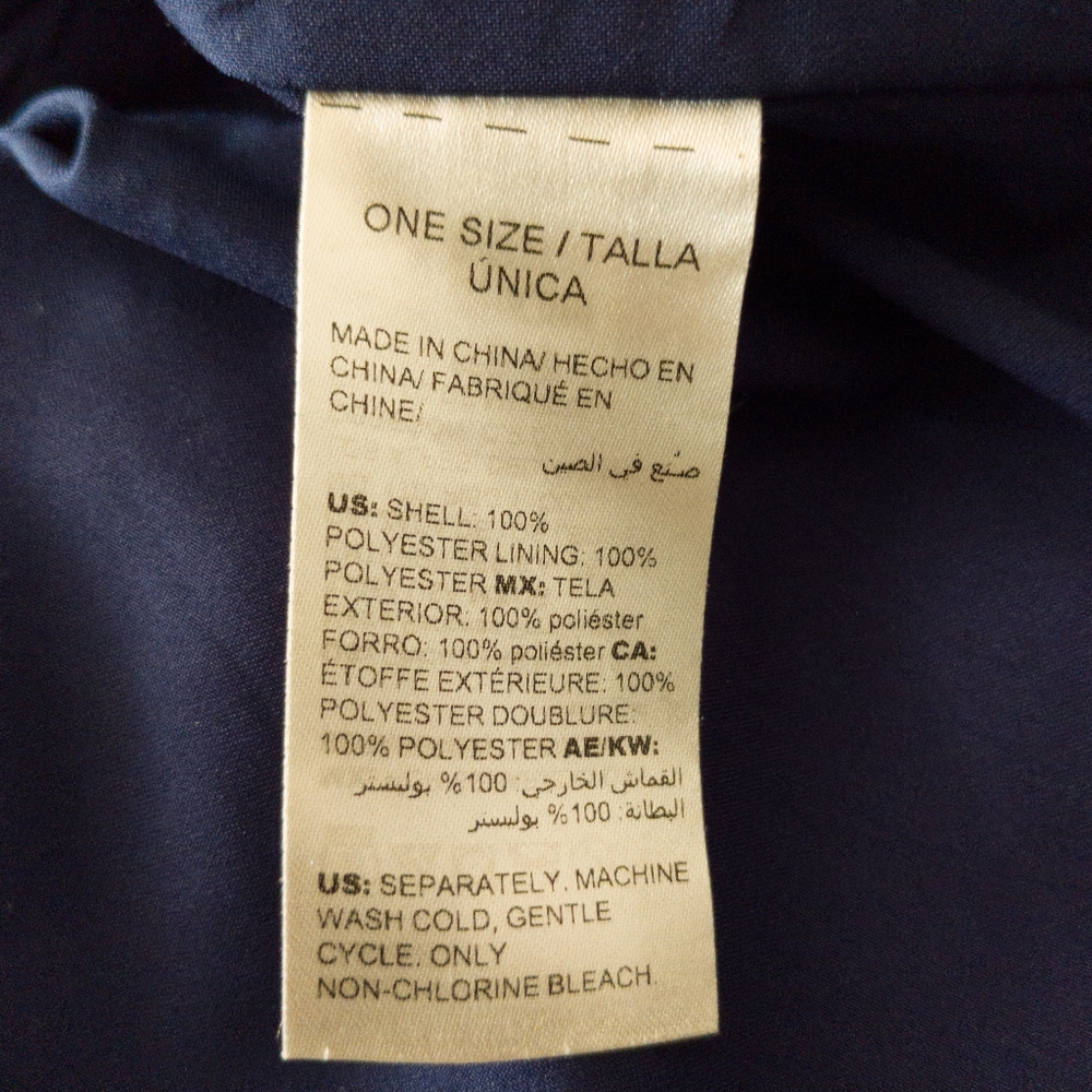 Chicos Blue Chenille Jacquard Tapestry Topper Jacket Size 4/6P - Picture 5 of 9